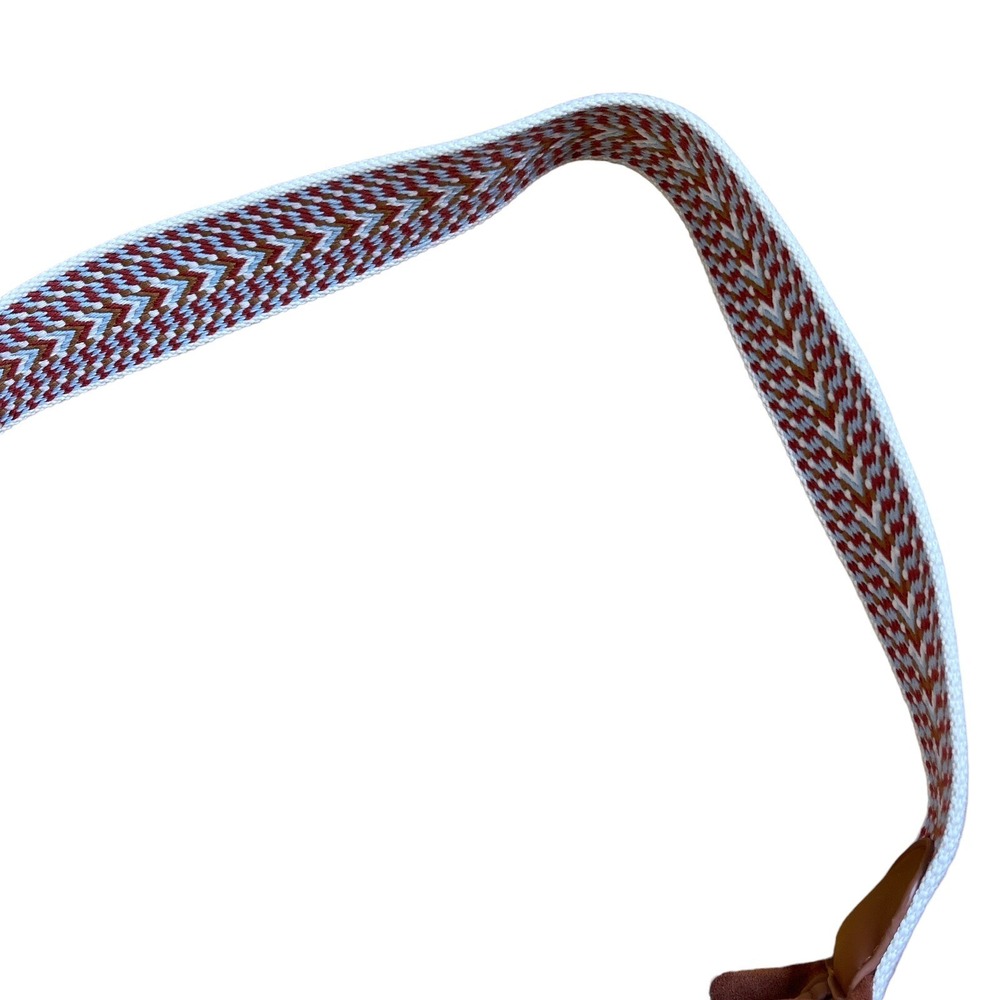 Shiraleah Purse Handbag Decorative Strap Caramel Brown Zip Closure Boho‎ - Picture 11 of 16